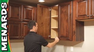 How To Install Kitchen Cabinets  Menards [upl. by Mckenzie]