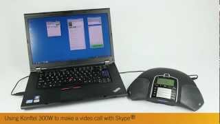 Using Konftel 300W300Wx with Skype [upl. by Berglund52]