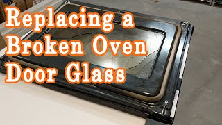 GE Oven Door Glass Replacement [upl. by Ahsenet]