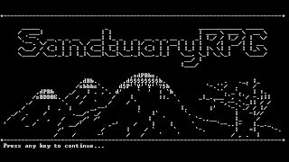 SanctuaryRPG  Classic Text Adventure Game [upl. by Atinehs]