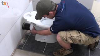 Tommys Trade Secrets  How to Install a Toilet Pan amp Cistern [upl. by Furnary]