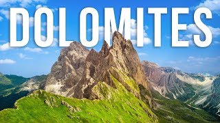 Dolomites Italy  Hiking and Biking through Unesco Mountains [upl. by Anwaf]