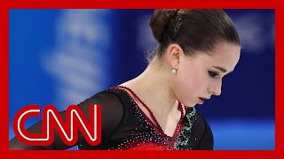 Reporter describes Kamila Valievas heartbreaking Olympic finish CONTAINS SPOILERS [upl. by Zennie]