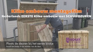 Budget Living  Kliko ombouw KLIKO met schuifdeuren [upl. by Koral]