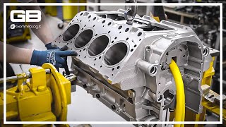 Bentley V8 ENGINE  Car Manufacturing PROCESS and PRODUCTION [upl. by Dibb]