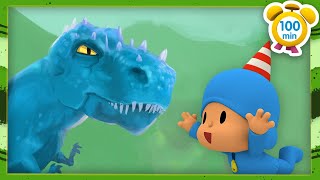 🦕POCOYO in ENGLISH  Dinosaurs for kids 100 min   Full Episodes  VIDEOS and CARTOONS [upl. by Leanahtan]