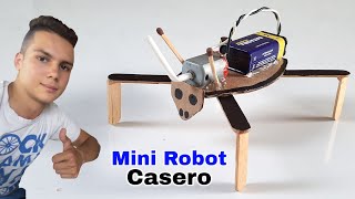 Cómo Hacer Un Mini Robot Casero Muy Fácil [upl. by Field845]