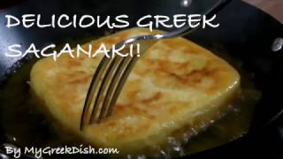 Saganaki recipe – How to make traditional Greek saganaki cheese [upl. by Vastha]