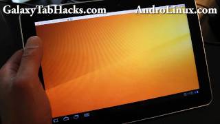 How to Install Ubuntu on Galaxy Tab 101 Android Tablet [upl. by Krys]