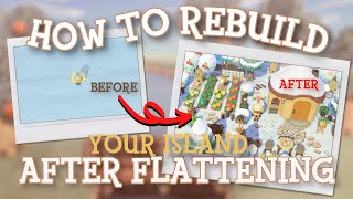 What to do AFTER you FLATTENED your island 🪓  5 TIPS FOR REBUILDING  Animal Crossing New Horizons [upl. by Anirt]