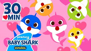 Tiburón Mamá Hermosa y más canciones de amor  Recopilación  Baby Shark en Español [upl. by Eisned65]