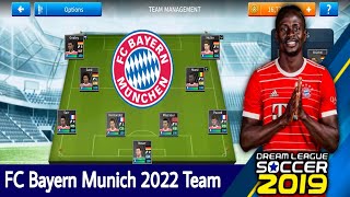 How To Create FC Bayern Munich 2022 Team in Dream League Soccer 2019 [upl. by Menzies]