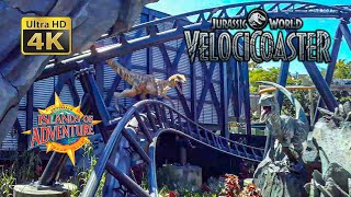 2021 Velocicoaster Roller Coaster On Ride Front Row 4K POV Islands of Adventure Universal Orlando [upl. by Alaster60]