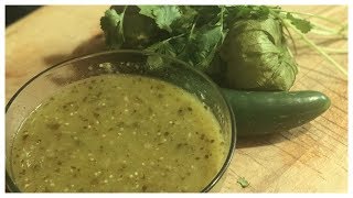 HOW TO MAKE SALSA VERDE  GREEN SALSA RECIPE  The JayLi Life [upl. by Trefor]