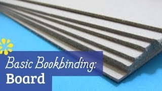 Bookbinding Cover Board [upl. by Brocklin918]