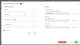 Ansible TowerAnsible Control Survey To Template Demo [upl. by Laden]