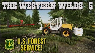 FS22  THE WESTERN WILDS  5  US FOREST SERVICE  Farming Simulator 22 PS5 Let’s Play [upl. by Freeman]