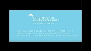 Sustainability at the University of Gloucestershire [upl. by Yenohtna]