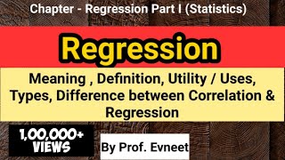 Regression Analysis Statistics  Regression Analysis  Regression Statistics  in Hindi [upl. by Outlaw]