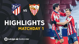 Highlights Atlético de Madrid vs Sevilla FC 20 [upl. by Sadira]