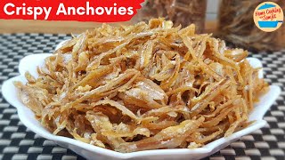 How to Make Crispy Fried Anchovies  Homemade Snack [upl. by Kasey]