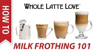 Milk Frothing for Beginners [upl. by Schoenberg]