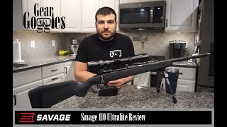 Savage 110 Ultralite Review  GEAR GOGGLES [upl. by Eidas639]