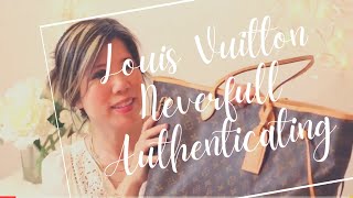 5 EASYTOSPOT FEATURES of an AUTHENTIC LOUIS VUITTON NEVERFULL BAG [upl. by Arica]