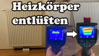 Heizkörper entlüften  Wohnung [upl. by Anitteb]