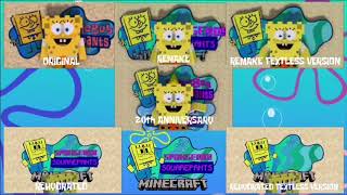 SpongeBob Theme song in Minecraft comparison [upl. by Hillary]