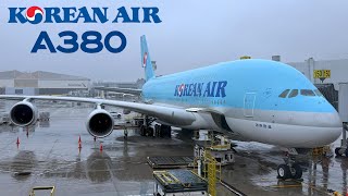 🇺🇸 Los Angeles LAX to Seoul ICN 🇰🇷 Korean Air Airbus A380  FULL FLIGHT REPORT Polar route [upl. by Ycak]