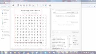 Crear sopas de letras y crucigramas [upl. by Nolyk]