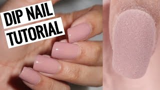 HOW TO DO DIP NAILS AT HOME  Revel Nail [upl. by Tocci]