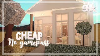 BLOXBURG Cheap Linen No Gamepass House 9k  House build [upl. by Connelley]