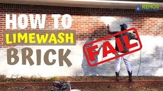 How to Limewash a Brick House [upl. by Alderman]