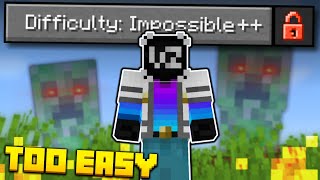 I Beat Fundys NEW quotIMPOSSIBLEquot Difficulty in Minecraft first try [upl. by Ojillek93]