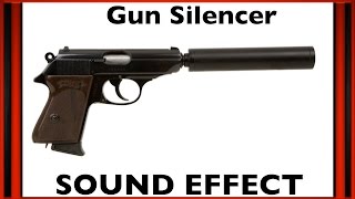 Gun Silencer Sound Effect  Sfx  HD [upl. by Glenn]