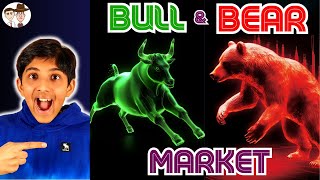 What are a Bull amp Bear Market A Simple Explanation for Kids and Beginners [upl. by Norraa]