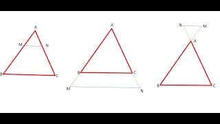 Teorema fundamentala a asemanarii Asemanarea triunghiurilor [upl. by Einad]