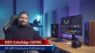 EIZO ColorEdge CS2740  4KMonitor für Foto amp Videobearbeitung Lesertest  Deutsch [upl. by Gough]