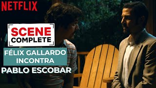 Félix Gallardo incontra Pablo Escobar in Narcos Messico  Netflix Italia [upl. by Aldredge]