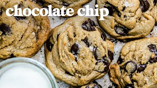 Worlds Best CHOCOLATE CHIP COOKIES Recipe Crunchy Outside Soft amp Chewy Inside [upl. by Leahcir]