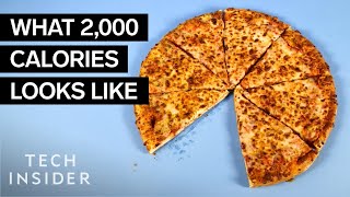 What 2000 Calories Looks Like  Tech Insider [upl. by Nylavad]