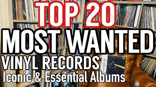 Top 20 Most Wanted Albums By Record Collectors Iconic amp Essential Vinyl Records to Any Collection [upl. by Annairam]