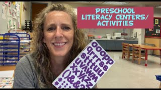 Preschool Literacy CentersActivities [upl. by Fang]