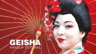 Geisha Makeup Tutorial [upl. by Arezzini571]