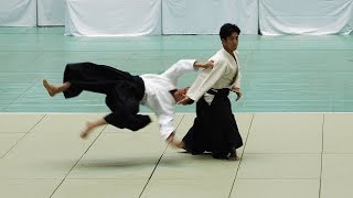 UESHIBA Mitsuteru Dojocho  57th All Japan Aikido Demonstration 2019 [upl. by Natan]