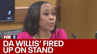 Fulton DA Fani WIllis fiery response  FOX 5 News [upl. by Anelahs]