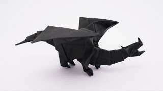 Origami Devil Dragon v2 Jo Nakashima [upl. by Bel]