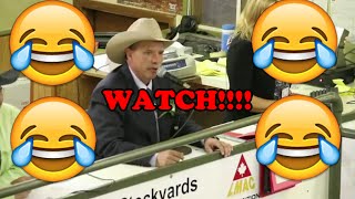 WHAT AUCTIONEERS ACTUALLY SAY TURN ON SUBTITLES [upl. by Rudy]